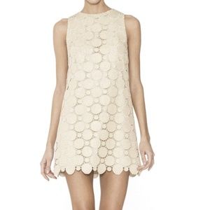 Alice and Olivia Gold A-Line Dress NWOT